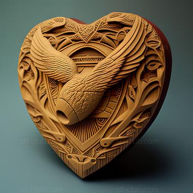 3D модель Сент-Ганнерс Харт игра (STL)